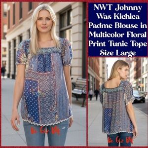 🔥🔥🔥ONE ITEM DEAL OF THE DAY JOHNNY WAS TUNIC LARGE Reduced Buy Now & Save
